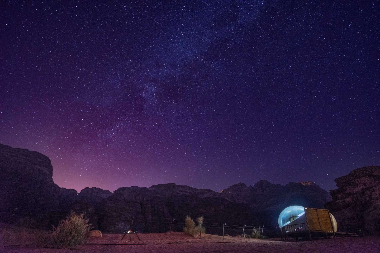 Glass Dome Stargazing