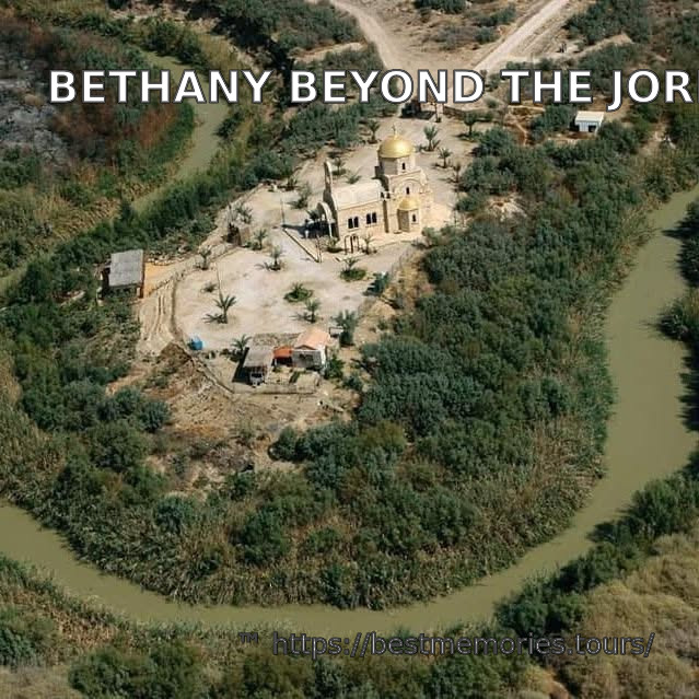 Jordan River landscape and pilgrimage area at Bethany Beyond the Jordan