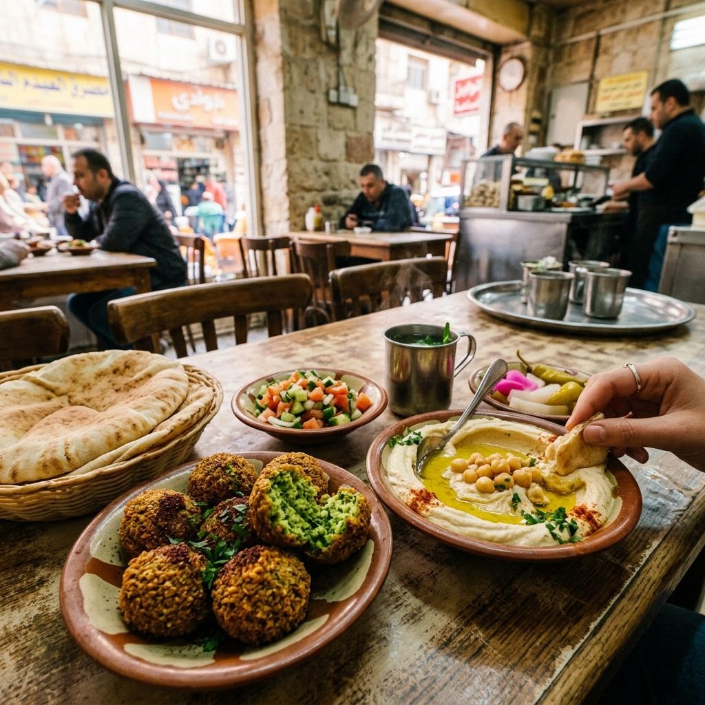 Where to Eat Falafel and Hummus in Amman (Like a Local)