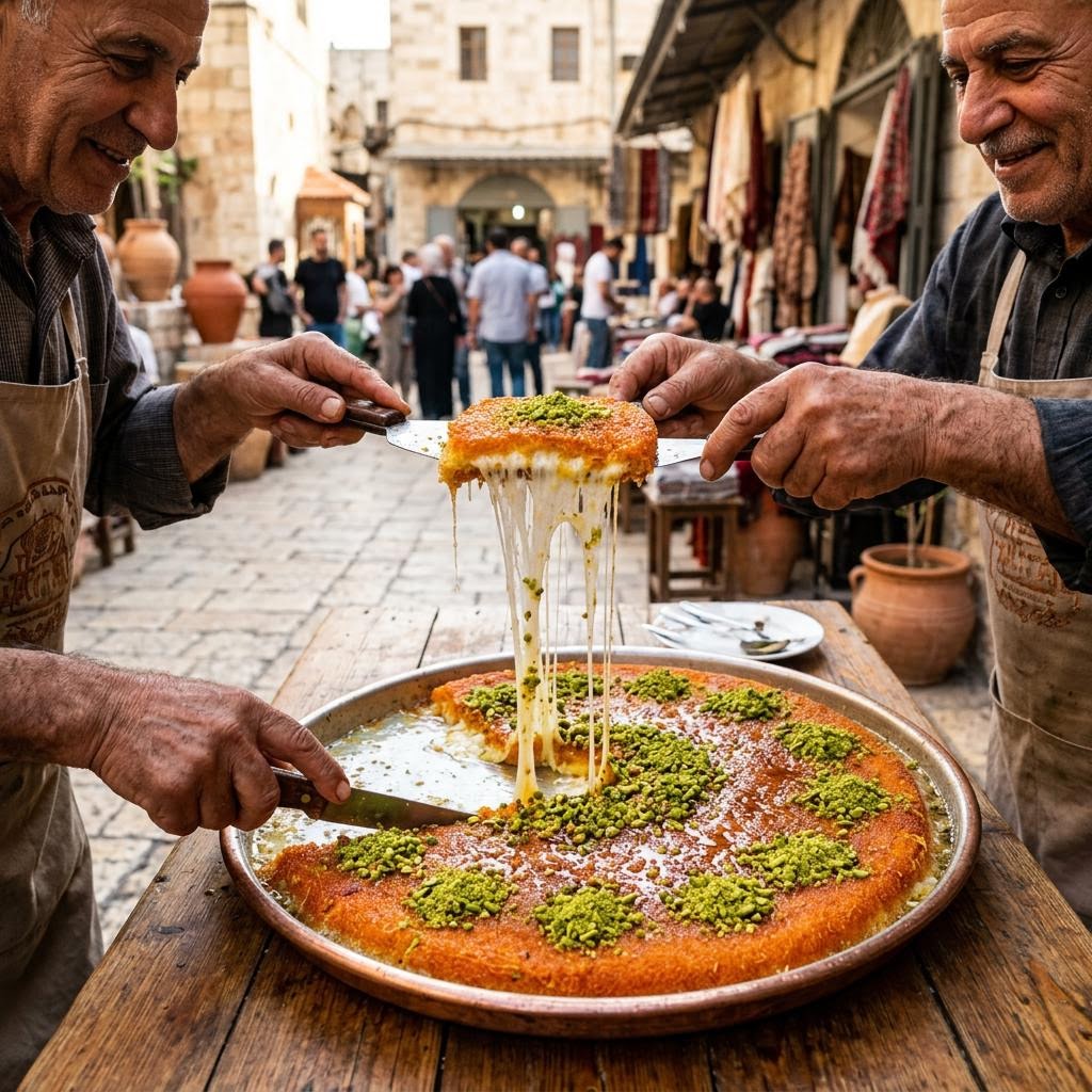 Knafeh: The Cheese Dessert You Have Four Minutes to Enjoy