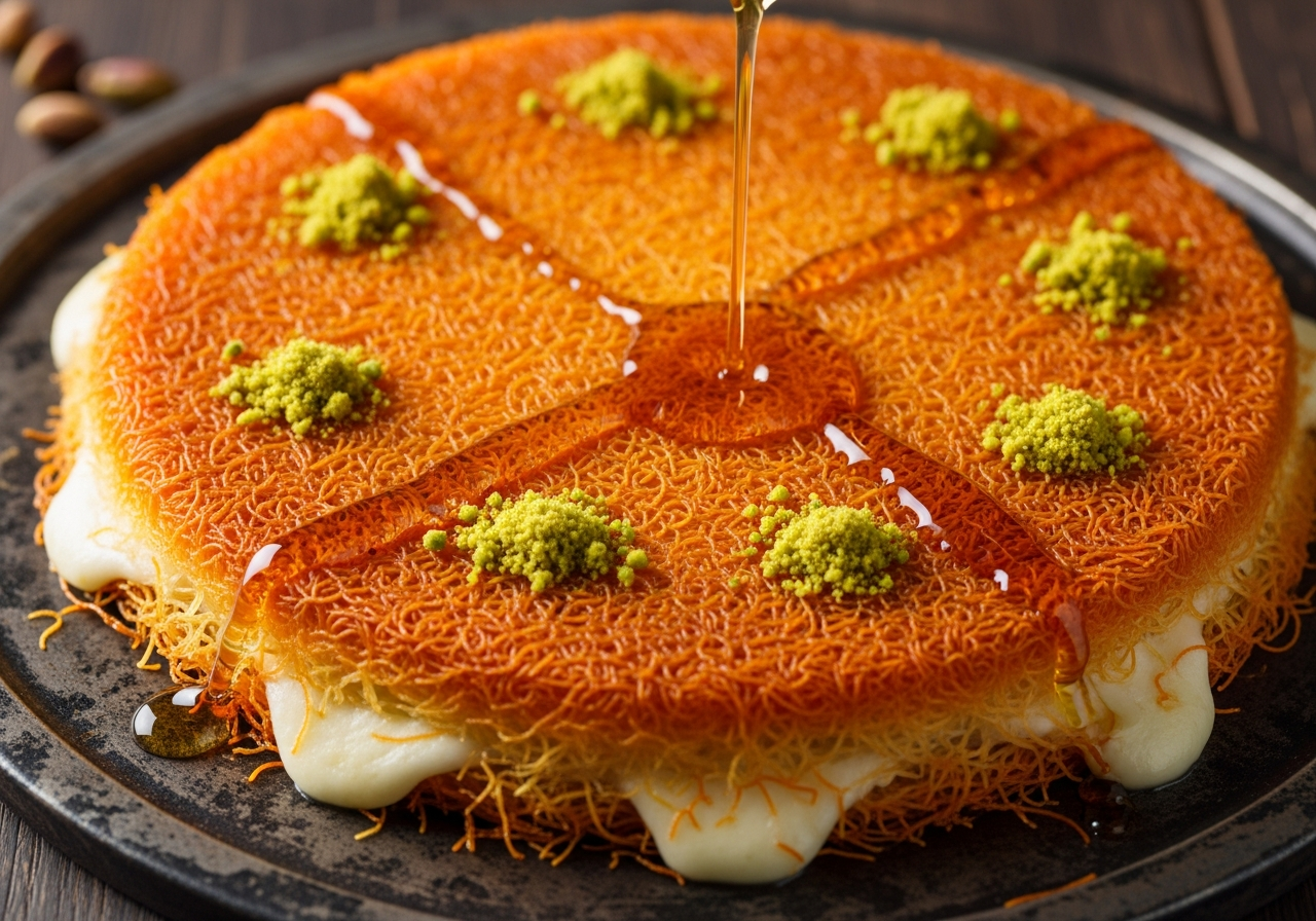 Knafeh Ritual at Habibah Sweets