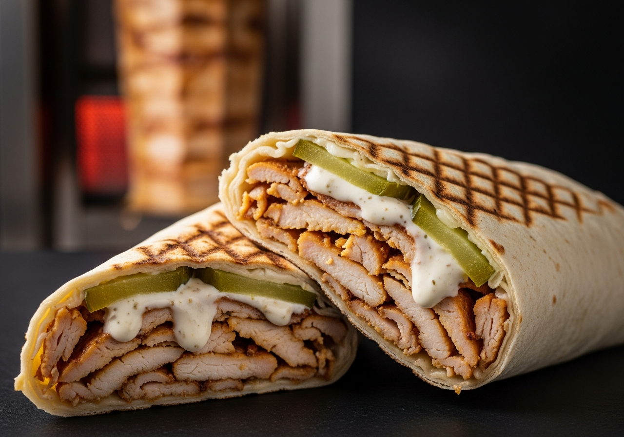 Midnight Shawarma at Reem Cafeteria