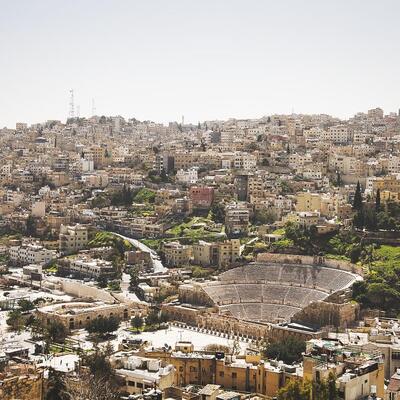 Amman skyline, Rainbow Street and souks, Jordan (photo 1)