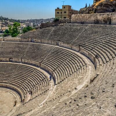 Roman Theater in downtown Amman, Jordan (photo 1)