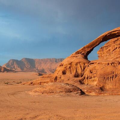 Hiking trails through Wadi Dana gorge, Jordan (photo 1)
