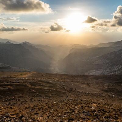 Hiking trails through Wadi Dana gorge, Jordan (photo 3)